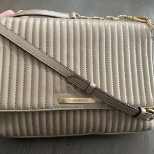 DONNA KARAN quilted crossbody bag
